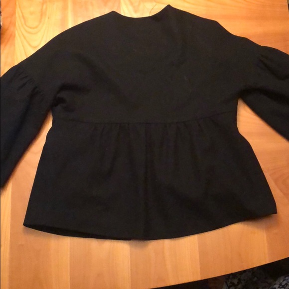 cindy lee black wool little jacket - Picture 2 of 2